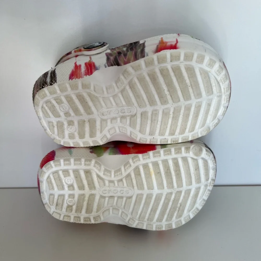 CROCS Toddler Fleece/Fur/Fuzzy lined shoes 5C